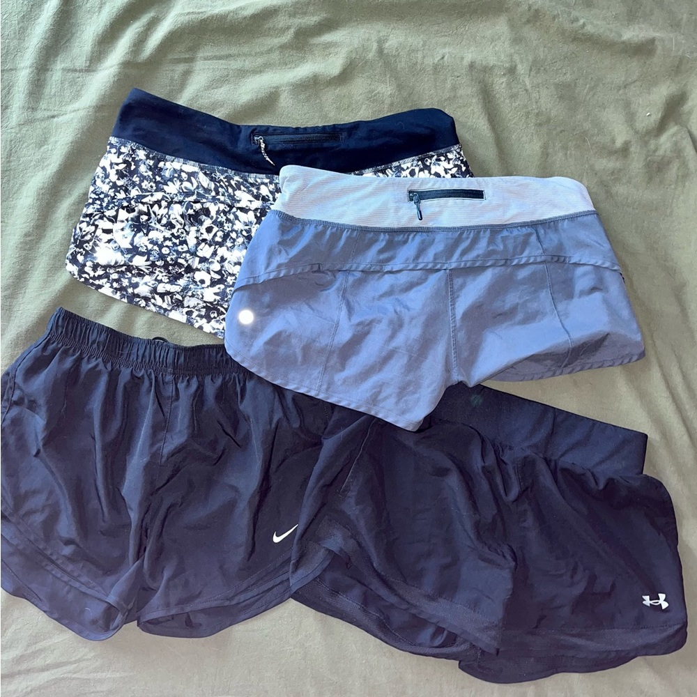 4 pairs of athletic shorts
